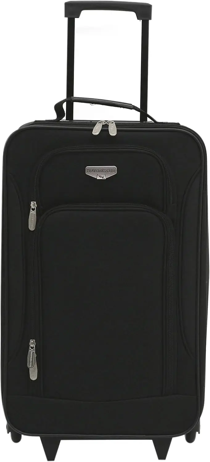 طقم أمتعة يورو مكون من 3 قطع، أسود