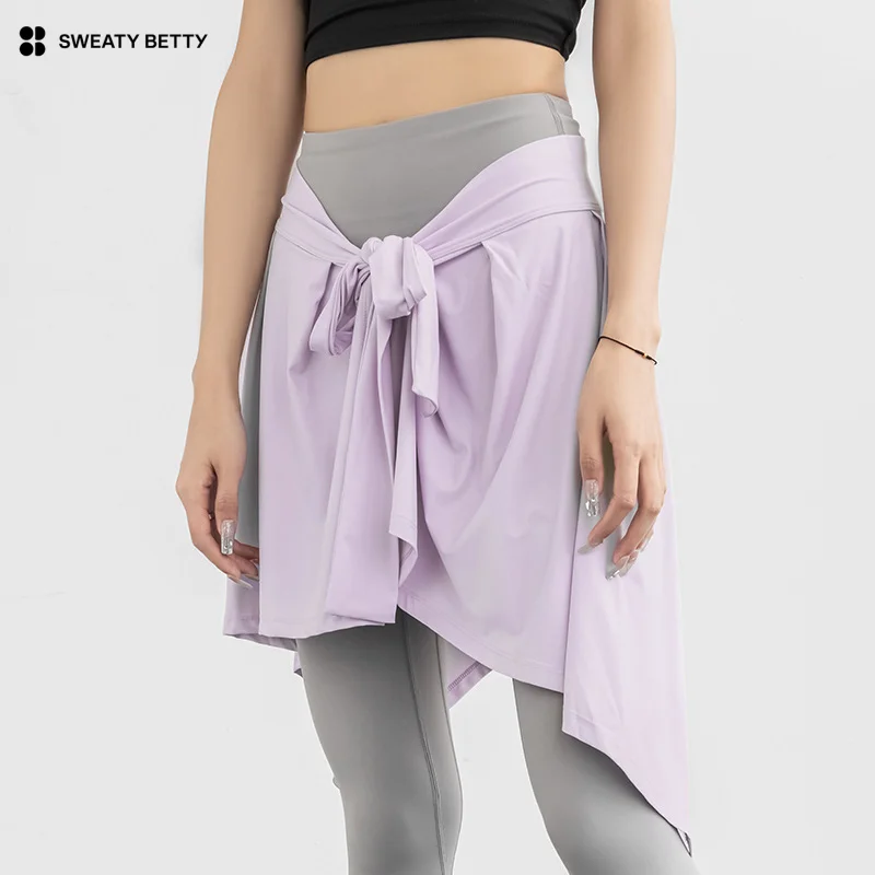 2026 Sweaty Betty brand high-quality ballet fitness Women yoga straps to cover hips and prevent exposure skirt Gift
