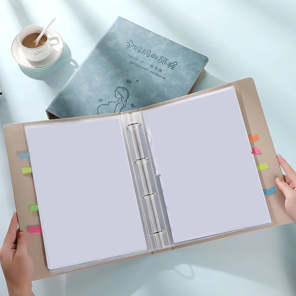 Diario di gravidanza Libro ricordo Maternità Baby Arrival Organizer Mini Notebook Portatile Leggero Durevole