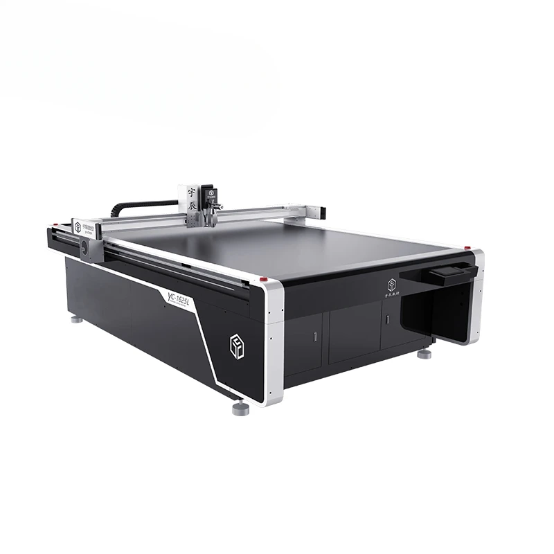 for 1625 Digital honeycomb/ corrugated cardboard carton box oscillating knife platbed cutting machine