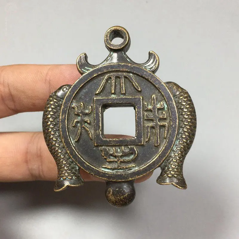 

Antique Coins Copper Coins Collection Spending Money Good Luck Coins Vintage Pisces Spending Money Copper Coins Hanging Pendant