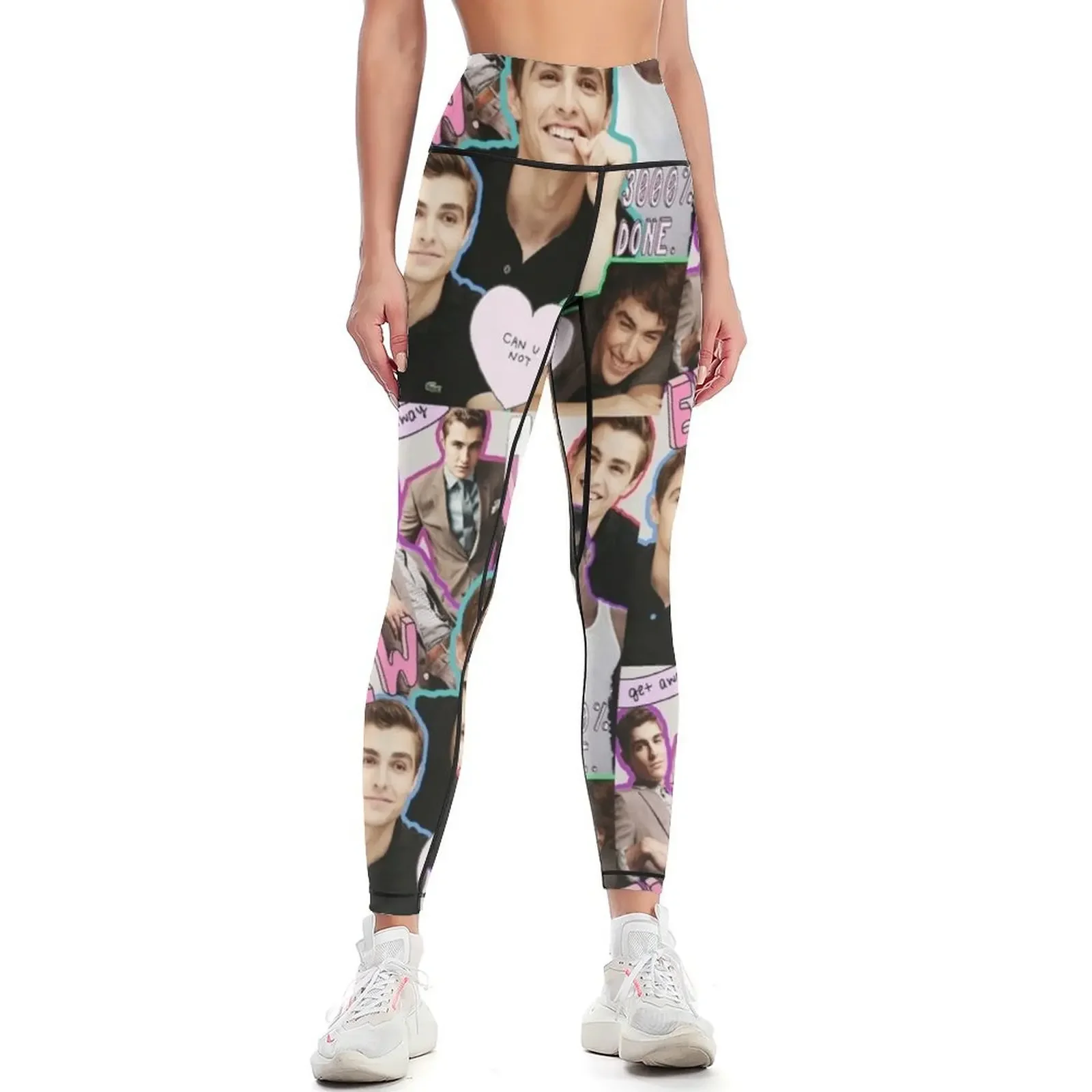 

Dave Franco Collage Leggings Women's sports Leginsy push up sport legging sports woman gym Womens Leggings