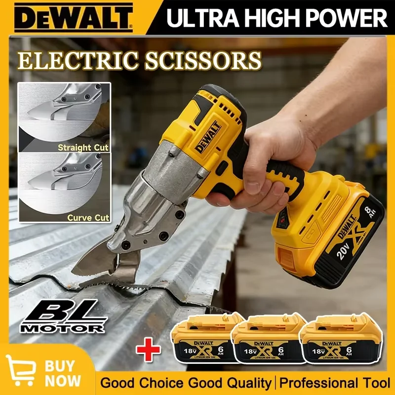 

Dewalt 500W Brushless Electric Scissors, Cordless Sheet Metal Scissors, Electric Metal Cutting Tool Mobile Cutter Power Tool.