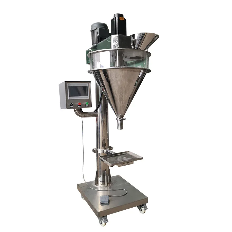 

Automatic screw packing machine powder seasoning powder granular packaging machine small dose weighing and filling