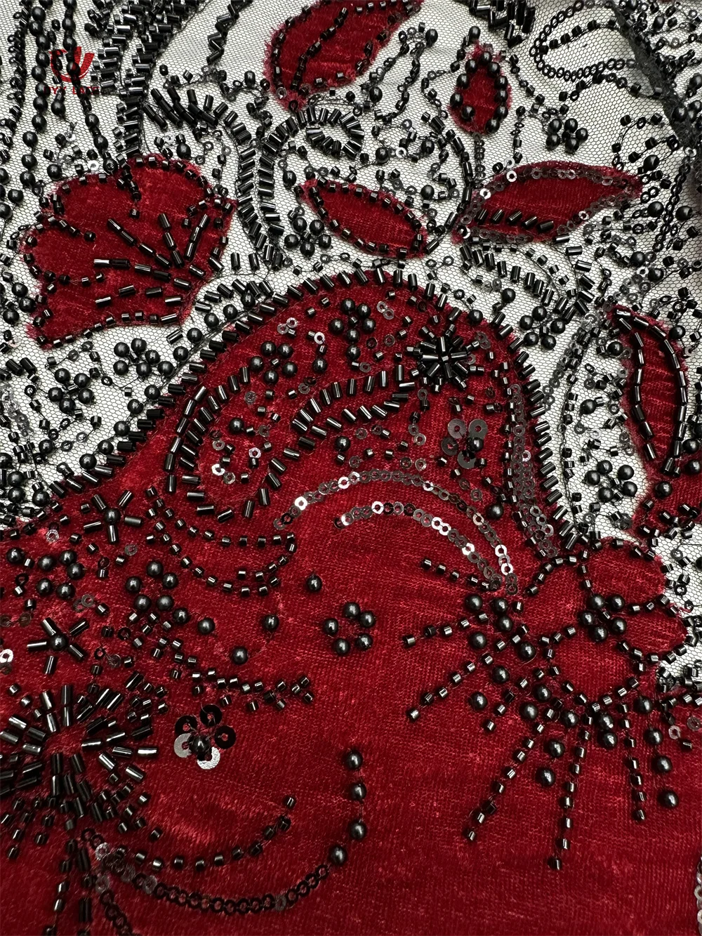 

Latest African Beaded Lace Fabric 2025 High Quality New Nigerian Groom Tulle Laces Fabrics For Party Dresses 5 Yards