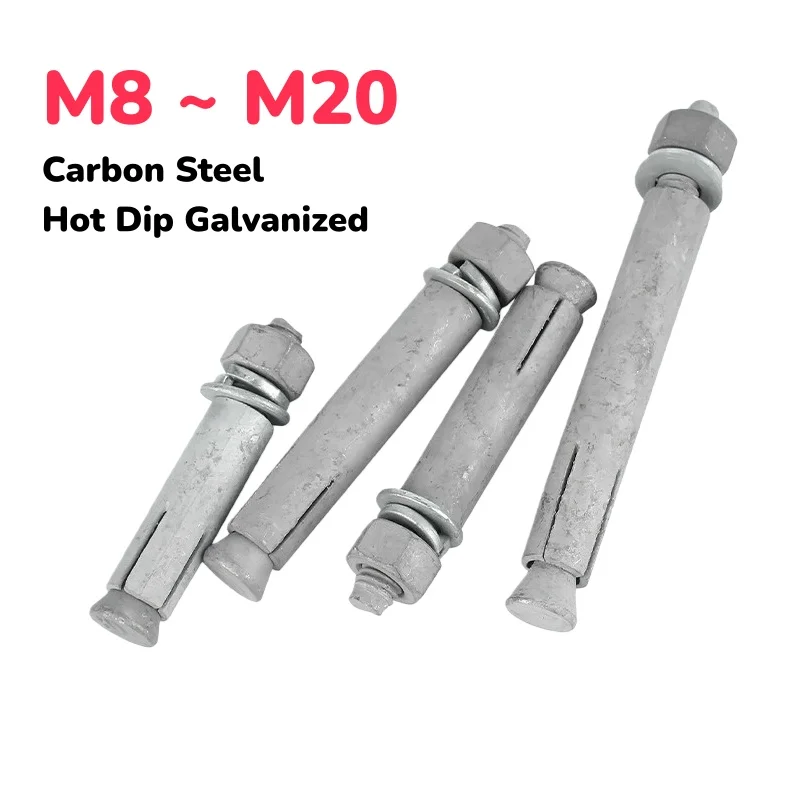 M8 M10 M12 M14 M16 M18 M20 Hot Dip Galvanized Expansion Screws/National Standard Expansion Bolts/Explosion-Proof Screws