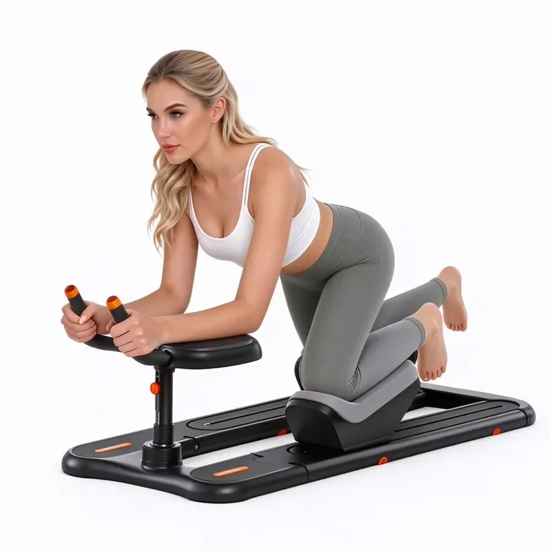 Home Abdominal Core Trainer, Sliding Training Machine, Foldable Core Training Equipment for Full Body Strength Training