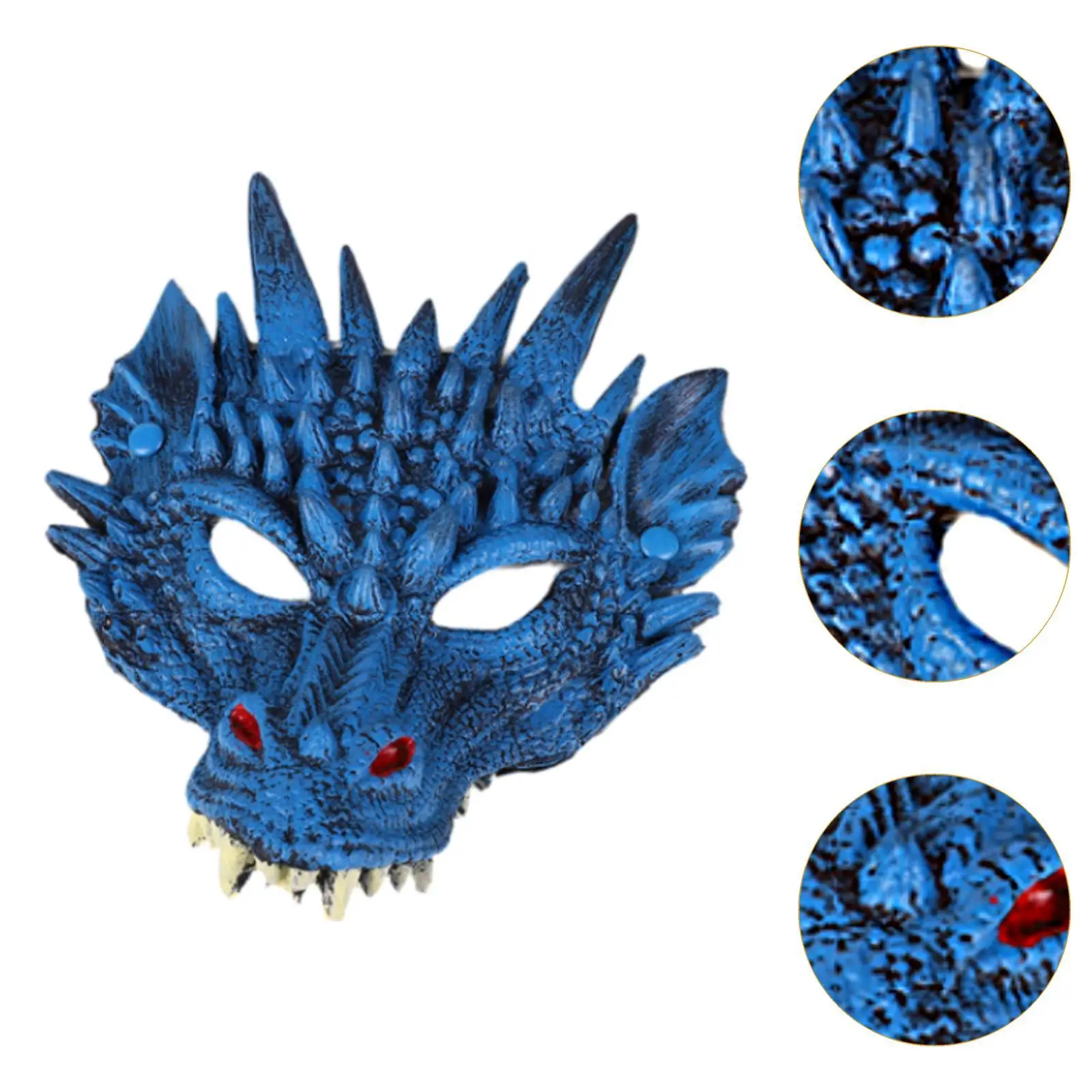 Dragon Mask Cosplay Novelty Movie Theme Halloween Masquerade Mask for Carnival Party Favor Role Playing Masquerade Birthday