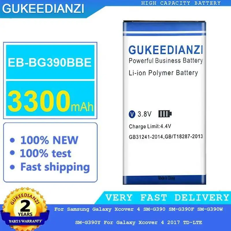 

Аккумулятор EB-BG390BBE 3300 мАч для Samsung Galaxy Xcover 4 SM-G390 SM-G390F SM-G390W SM-G390Y 2017 TD-Lte