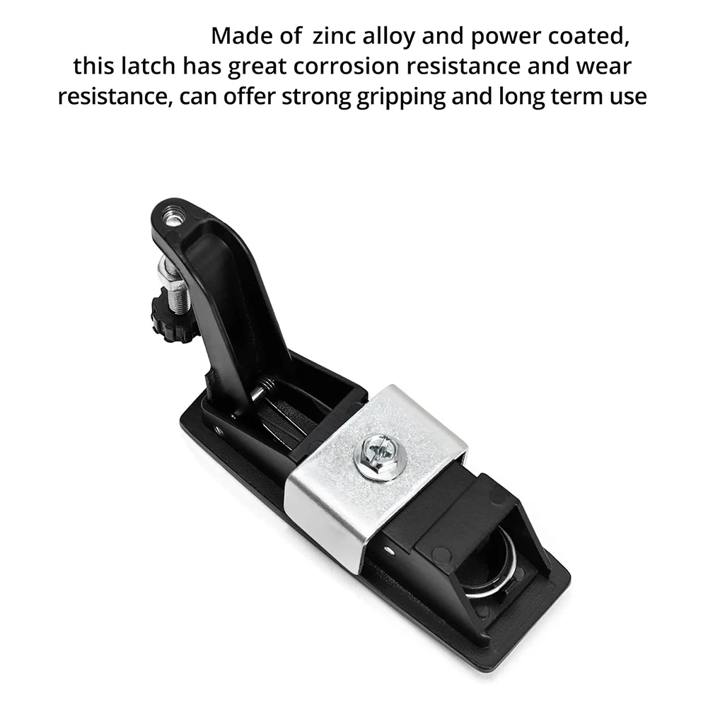 【Uitverkoop】8 stuks compressievergrendeling zinklegering verzonken hendelvergrendeling verstelbaar handgreepbereik 0,04 inch-0,94 inch