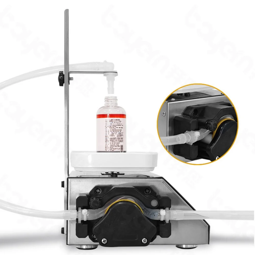 Mesin Pengisi Khusus untuk Botol, Tabung, dan Ampul Cairan Kosmetik, Minuman, Air, Minyak Esensial, Parfum, Madu dengan Timbangan Otomatis