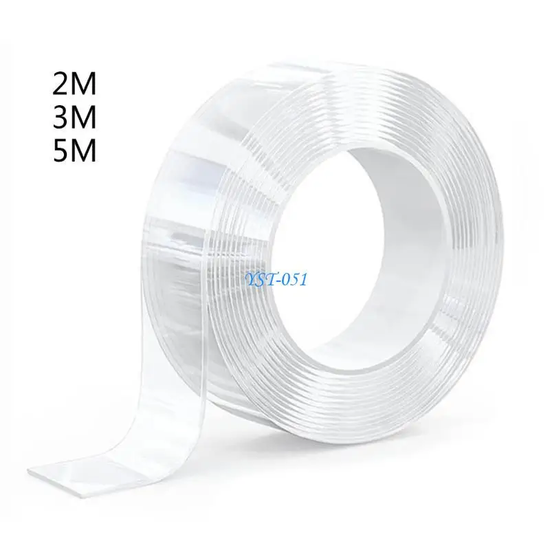 

E15A 2/3/5M Double Sided Adhesive Tape Heavy Duty Clear Washable Ultra-strong