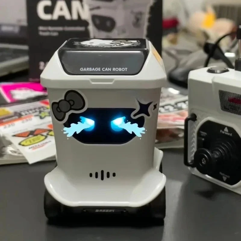 

Настольная игра с дистанционным управлением, мусорное ведро, игрушечная машина, можно открыть и подвижное кольцо-сюрприз, многофункциональная индукционная внедорожная машина.