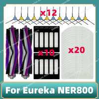 Compatible For Eureka NER800 Robot Vacuum Cleaner Main Side Brush Mop Cloth Hepa Filter Accessories Replacement Spare Parts