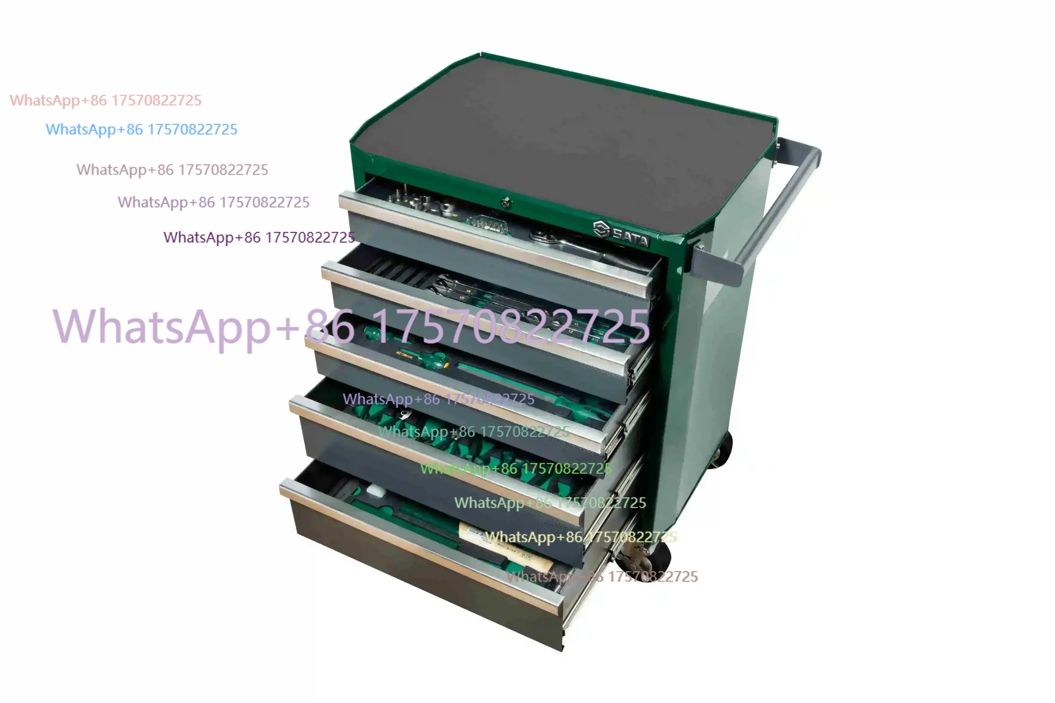 

Профессиональный инструментальный ящик для авторемонта American SATA Shida серии 95121 с 5 выдвижными ящиками