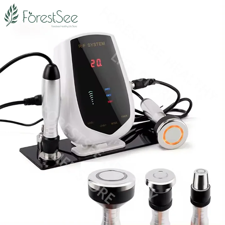 3-em-1 profissional facial radiofrequência máquina de levantamento da pele cuidados com a pele produtos de beleza facial elétrico massageador corporal