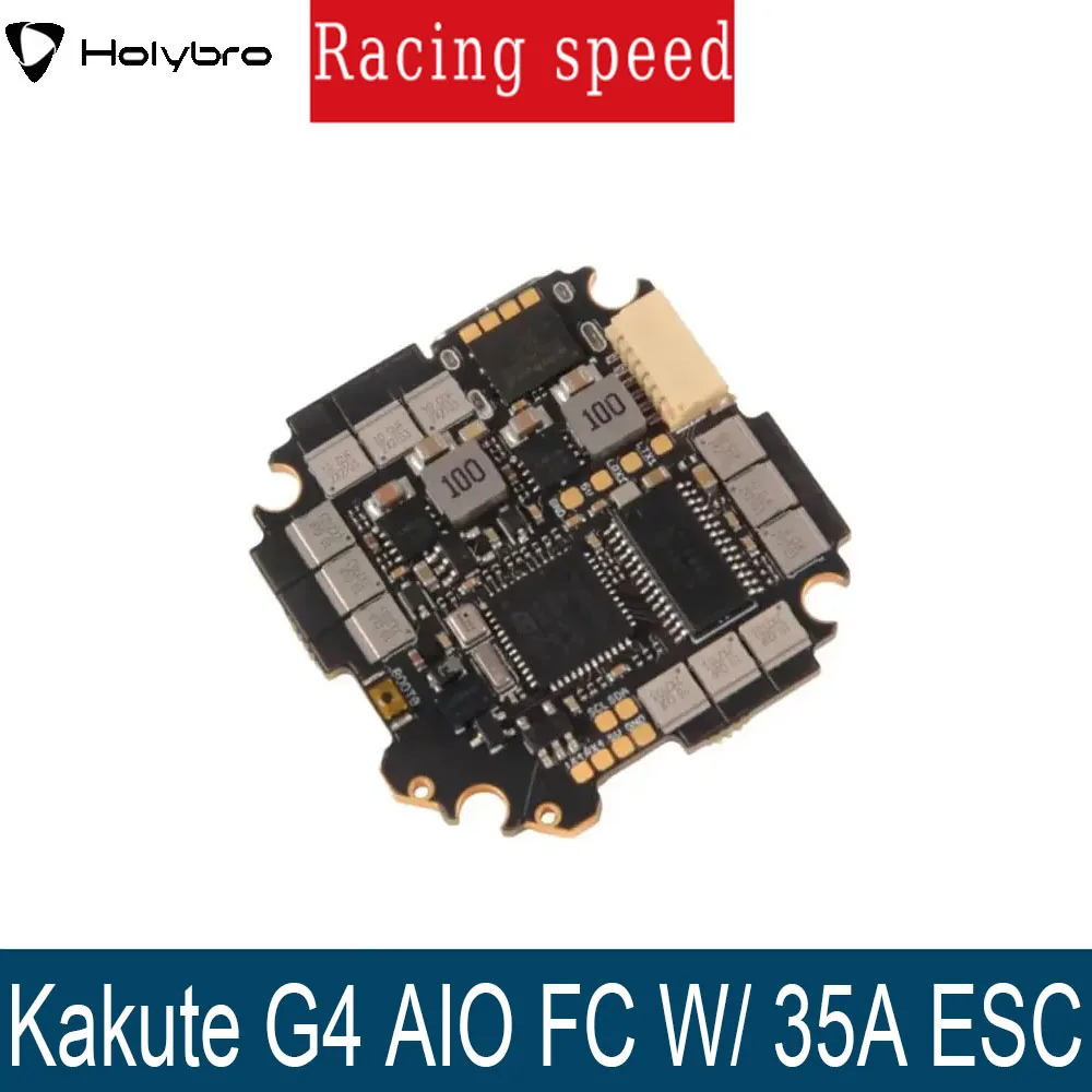 

Holybro Kakute G4 AIO 35A G473 Flight Controller with AM32 F4 35A 4in1 ESC 2-6S LIPO 25X25mm for FPV Freestyle Drones DIY Parts
