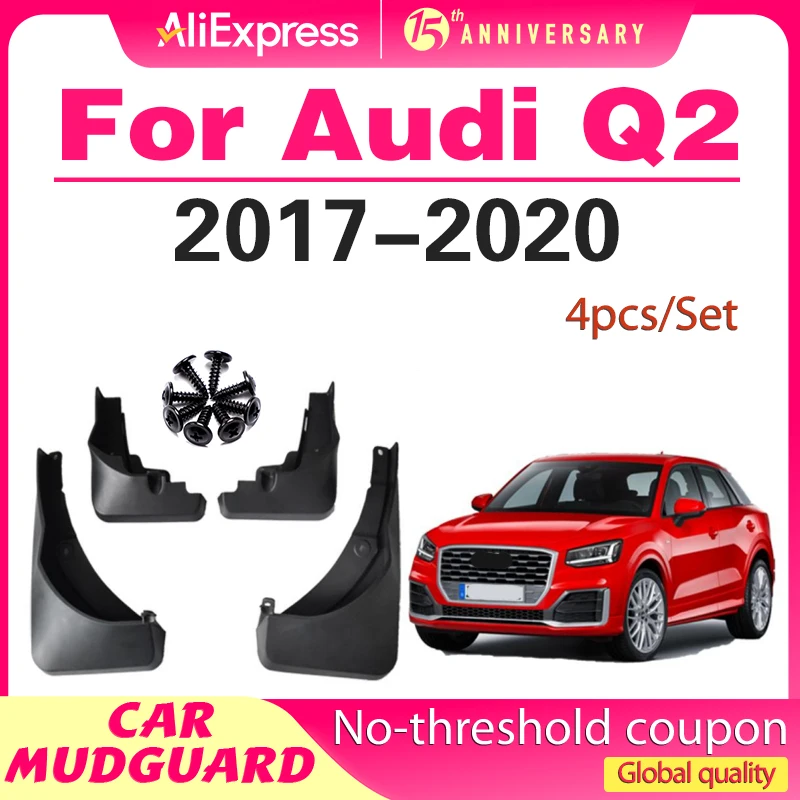 

For Audi Q2 2017 2018 2019 2020 Fender Mudflaps Splash Guards Mudguards Mud Flaps car Accessories