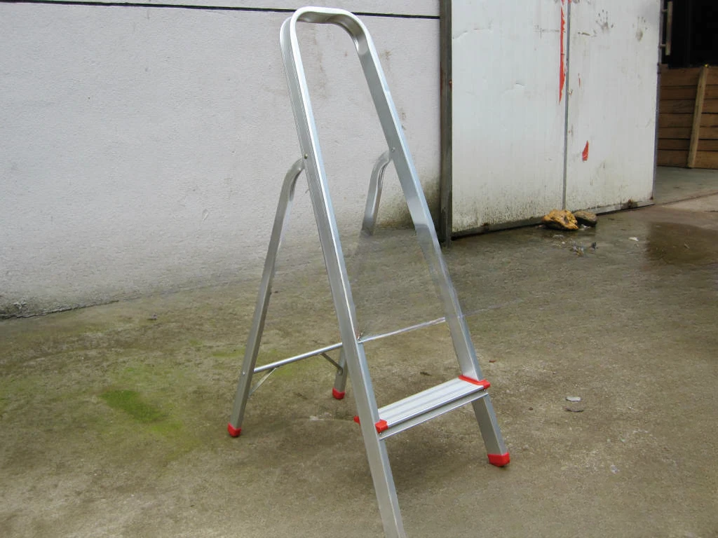 

3-step aluminum ladder for household use/herringbone aluminum ladder/folding aluminum ladder