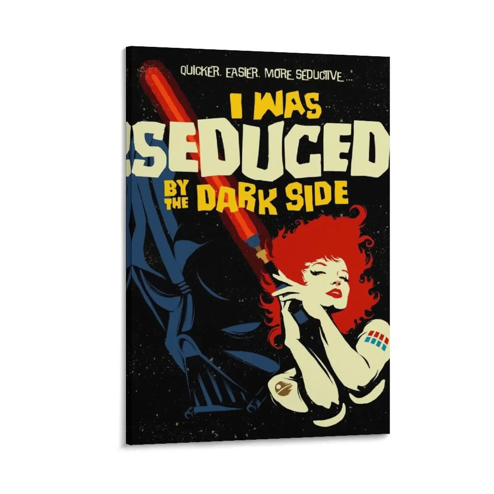 

Seduced by the Dark Side Canvas Painting canvas wall decoration aesthetic room decor Decor for room