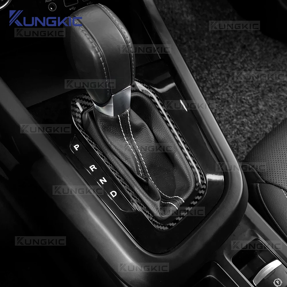 Real Hard Carbon Fiber For Renault Arkana Samsung XM3 CMF-B/LJ 2021 2022 2023 2024 2025 2026 2027 LHD Gear Shift Car Interior