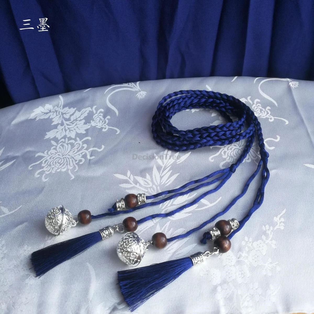 2026 ancient style hairband bell design hanfu tassel tie hair straps retro modern fashionable bow chinese hanfu accessories