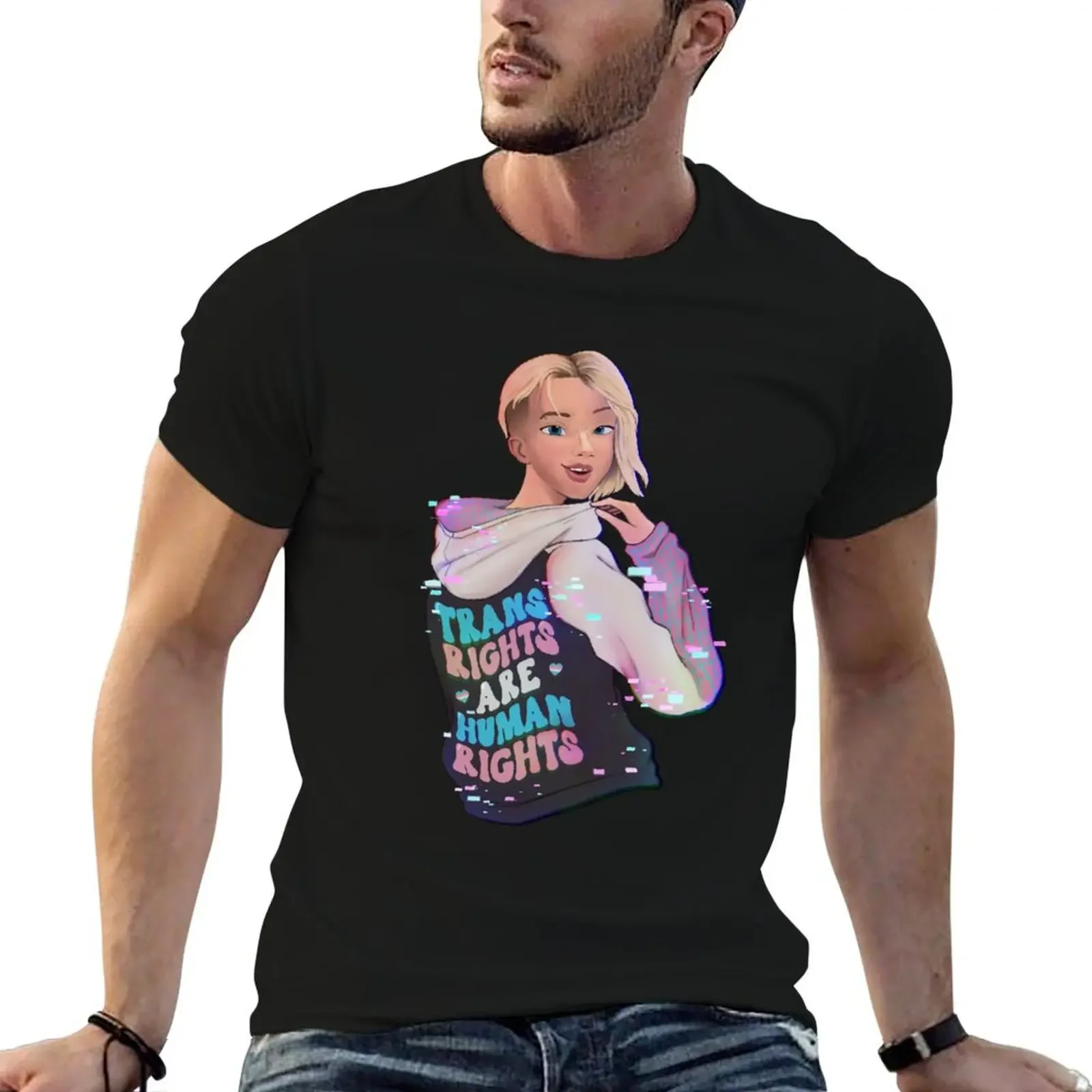 Gwen New Hoddie T-Shirt essential t shirt street wear plus sizes hippie clothes mens big and tall t shirts