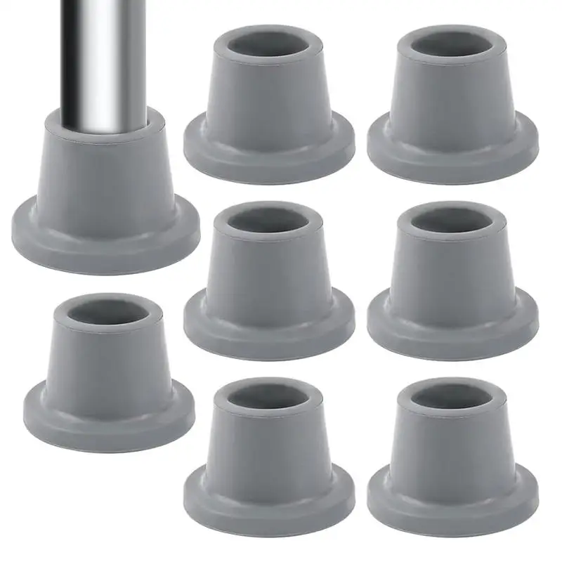 

Shower Chair Leg Tips 8pcs Rubber Feet For Bathtub Chair Shower Chair Replacement Feet Anti-slip Suction Cup Feet Non-Slip