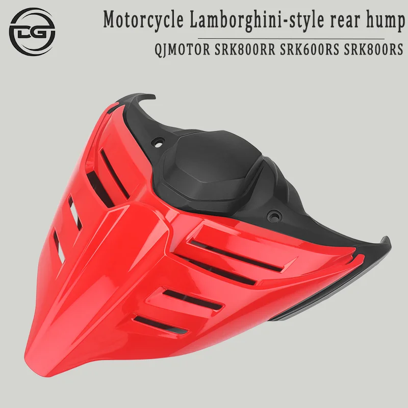 for QJMOTOR SRK800RR/SRK600RS/SRK800RS models (with rear fairing bulge) Single-seat cover with Lamborghini-style rear bulge