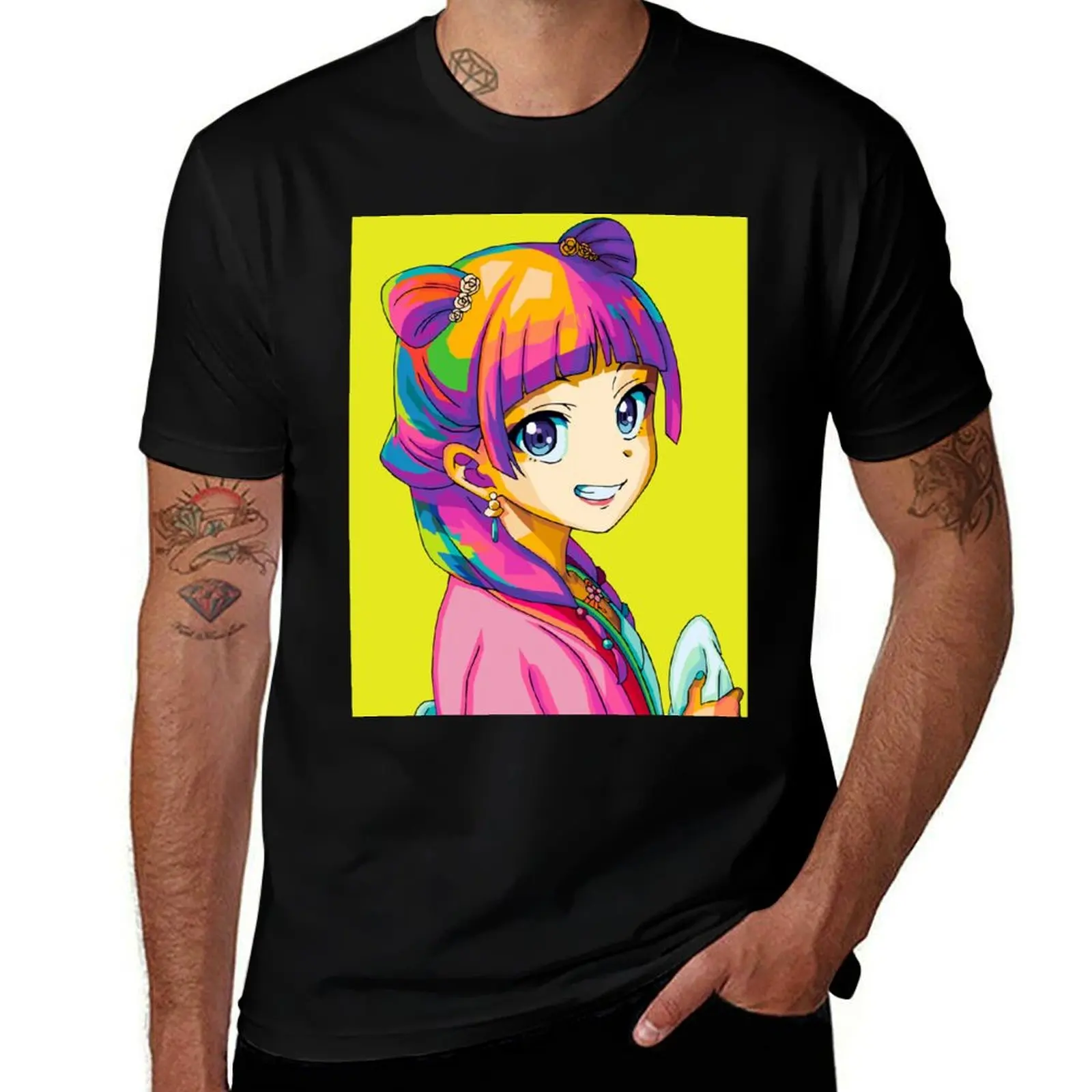 The Apothecary Diaries pop art T-Shirt Fashion Pattern Printed Tee Shirt T-Shirt