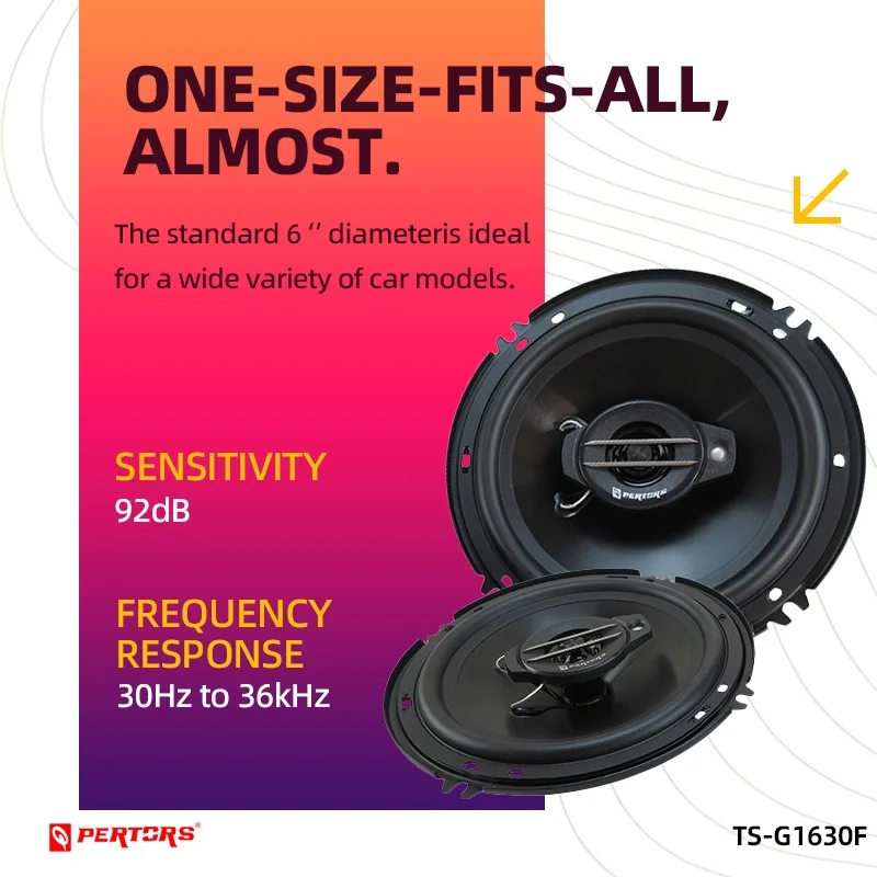 6-Inch 3-Way Car Speakers 2