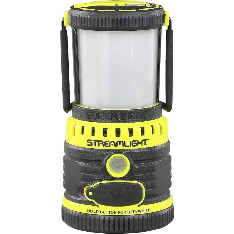 Streamlight 44945 Super Siege 1100-Lumen Rechargeable Outdoor Hand Lantern/Flashlight with 120-Volt AC Charger