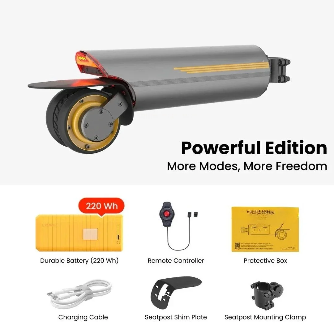 Wasserdichtes Fahrrad-Elektro-Booster-Kit, Tretunterstützung, Schnelle Installation für Alle Fahrräder
