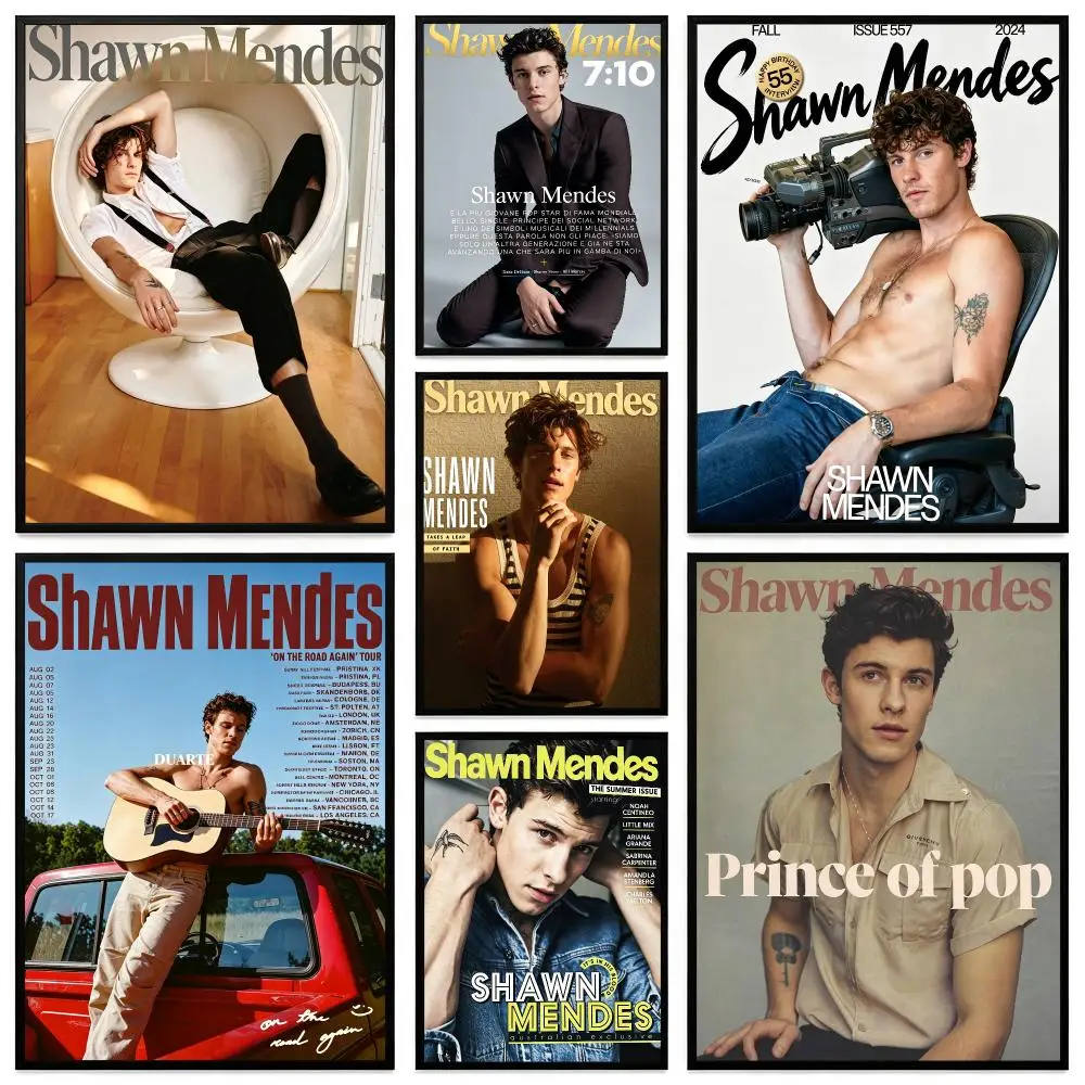 Person Shawn Mendes Poster Poster HD Printing Modern Minimalist Style Wall Art Home Decor For Office Bedroom Gift
