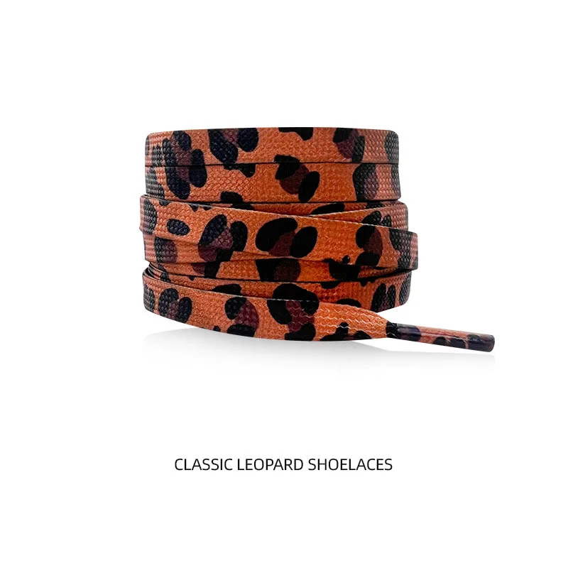 Klassische flache Schnürsenkel für Sneaker, mit Tiermotiven (Leopard, Zebra, Schlange), kreative, unisex, lässige Schnürsenkel aus Canvas, 1 Paar. – Detail 17
