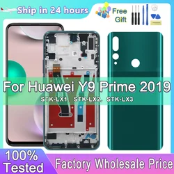 OLED Display For Huawei Y9 Prime 2019 Lcd Touch Screen Digitizer Assembly For huawei P Smart Z STK-LX1 LCD + Frame Replacement