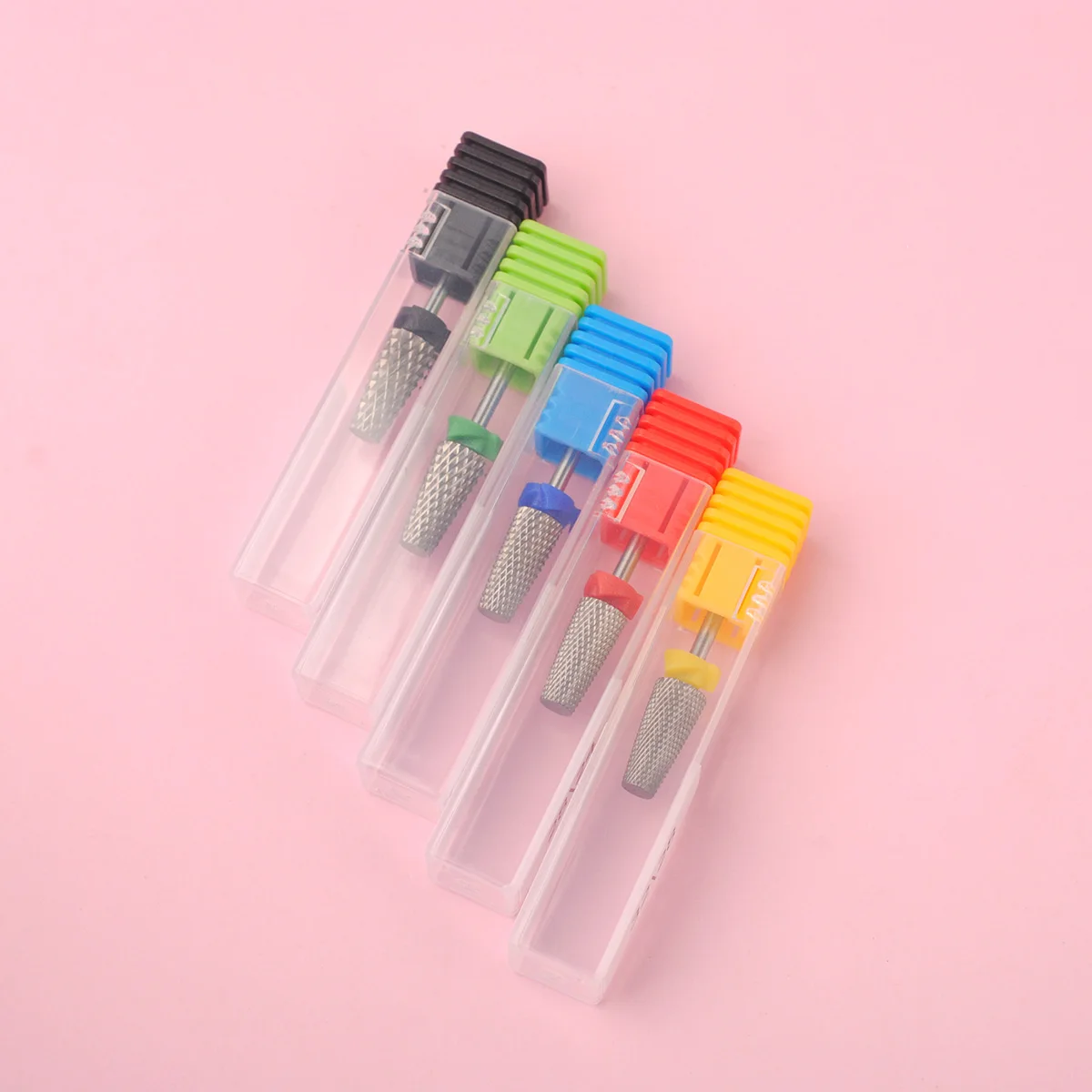 Wiertła do paznokci 5 w 1 Stal wolframowa Zęby krzyżowe Pilnik do manicure Obcinacz do paznokci Akryl lub twardy żel do paznokci Usuń wiertło