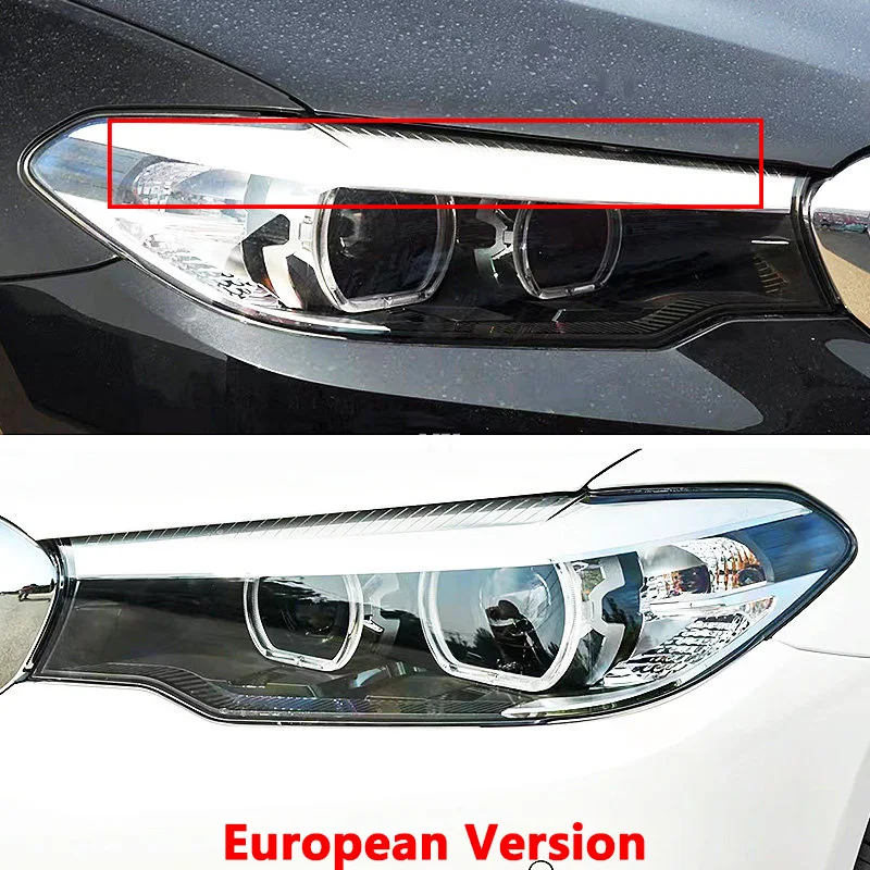 For BMW 5 Series headlight upper trim strip 2018-20 G38 front headlight electroplating lower trim strip