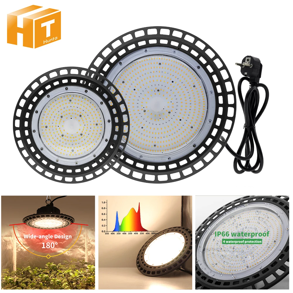 LED wachsen Licht Voll spektrum 200w w ip66 wasserdichte Pflanzen wachstums lampe mit hoher Licht ausbeute für Gewächshaus