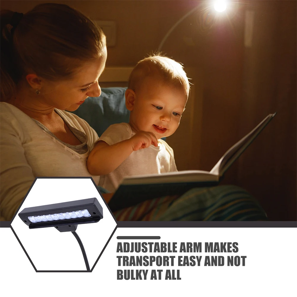 

Music Stand Light LED Desk Dimmable Portable Rechargeable Eye Protection Reading Lamp USB Table Lamp for Piano Keyboard