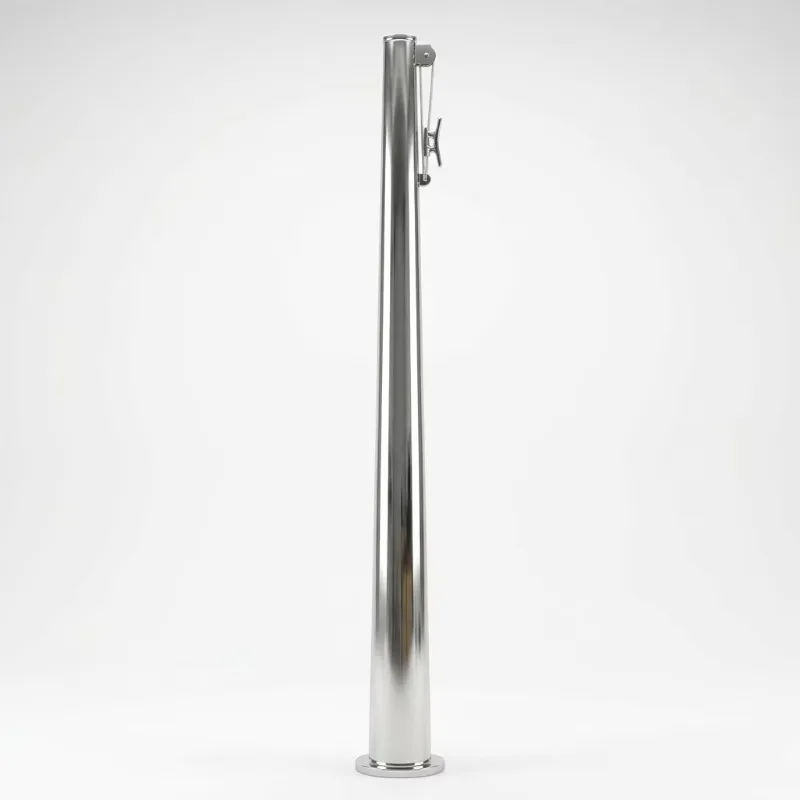 Stainless steel rotating flagpole 6M-30M, rust-proof electric movable pulley system,  hotels, schools, government entities