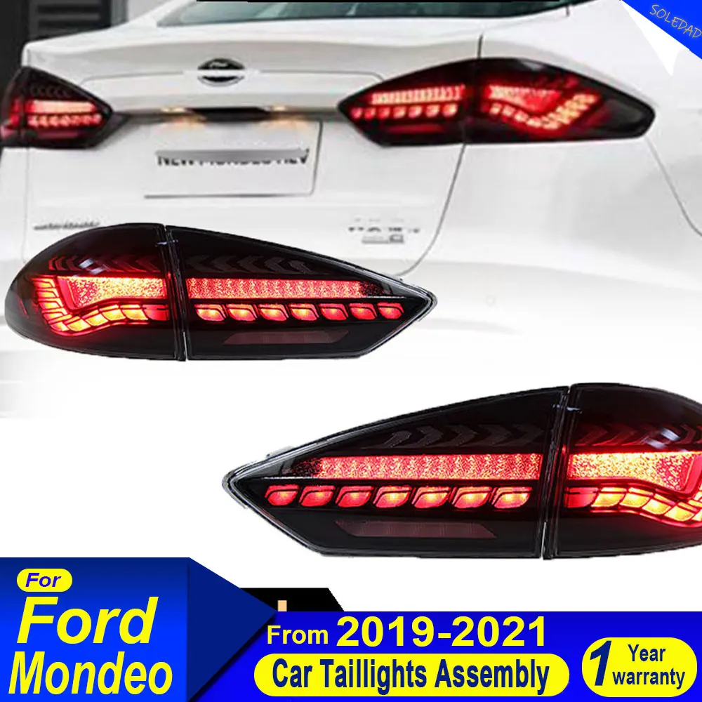 

Tail Lamp car for Ford Mondeo LED Tail Light 2019 2020 2021 Fusion Tail Lights Rear Fog Brake Turn Signal Auto Accessories