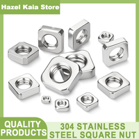 DIN562 THIN Nut M3 M4 M5 M6 M8 M10 M12  A2 STAINLESS STEEL SQUARE THIN NUTS 5-50pcs