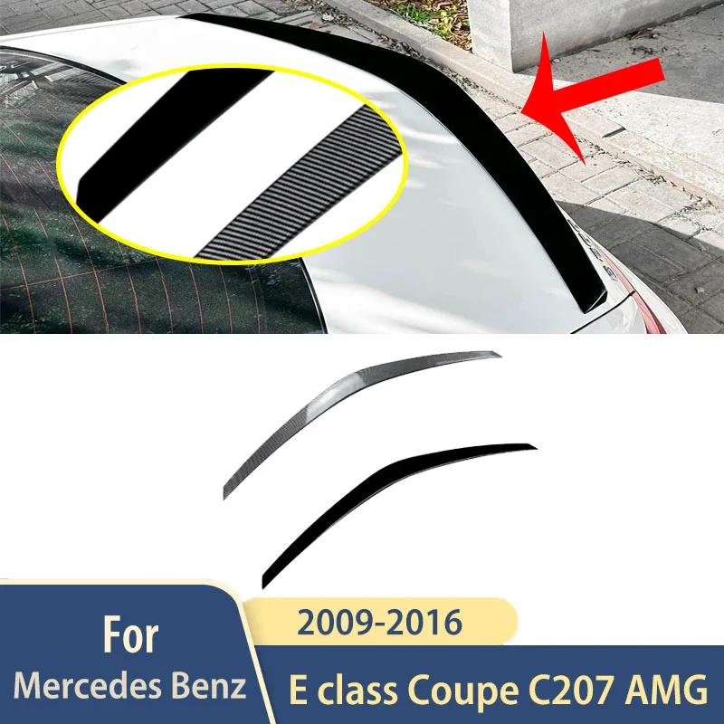 

For Mercedes Benz E class Coupe C207 AMG E220 E250 E350 2009 To 2016 Rear Trunk Spoiler Wings Accessories Car Exterior Body Kit