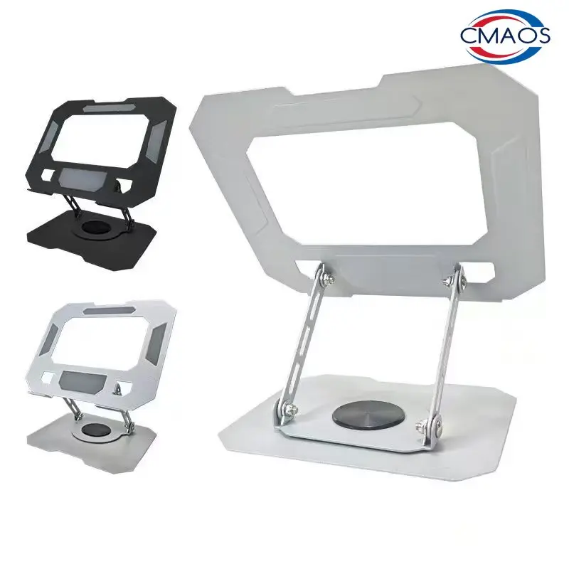 360° Rotatable Tablet Stand Adjustable Foldable Desktop Stand Holder Compatible For 4.7-12 Inch Ipad Pro/Air/Min Laptop Tablet