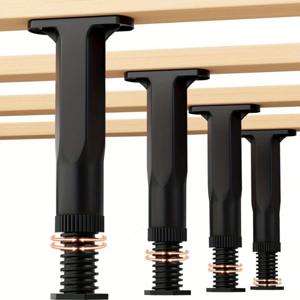 4/8Pcs Heavy Duty Adjustable Telescopic Bed Support Leg Anti-Sag Mattress Reinforcement Stand Furniture Support Feet image 2