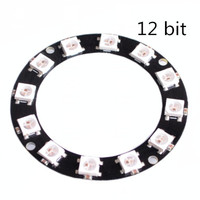 12 channel WS2812 WS2812B WS 2811 5050 RGB LED Lamp Panel Module 12Bit Rainbow LED Precise