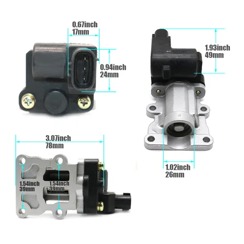 Imagen 2 del producto 22270-28010 2227028010   Válvula de control de aire de velocidad de ralentí AC282 2H1345 para Toyota RAV4 RAV 4 2.0L Highlander 2.4L 2001-2004