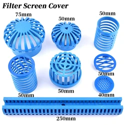 Aquarium Filter Cover Breathable Cap Permeable Seafood Pool Overflow Pipe Cap Fish Tank Gutter Guard Mesh Water Filter Fittings