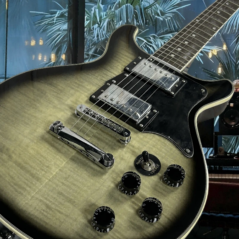 

Подарок на Рождество 40-дюймовый темно-зеленый STU электрогитара корпус из красного дерева накладка из палисандра Бесплатная доставка